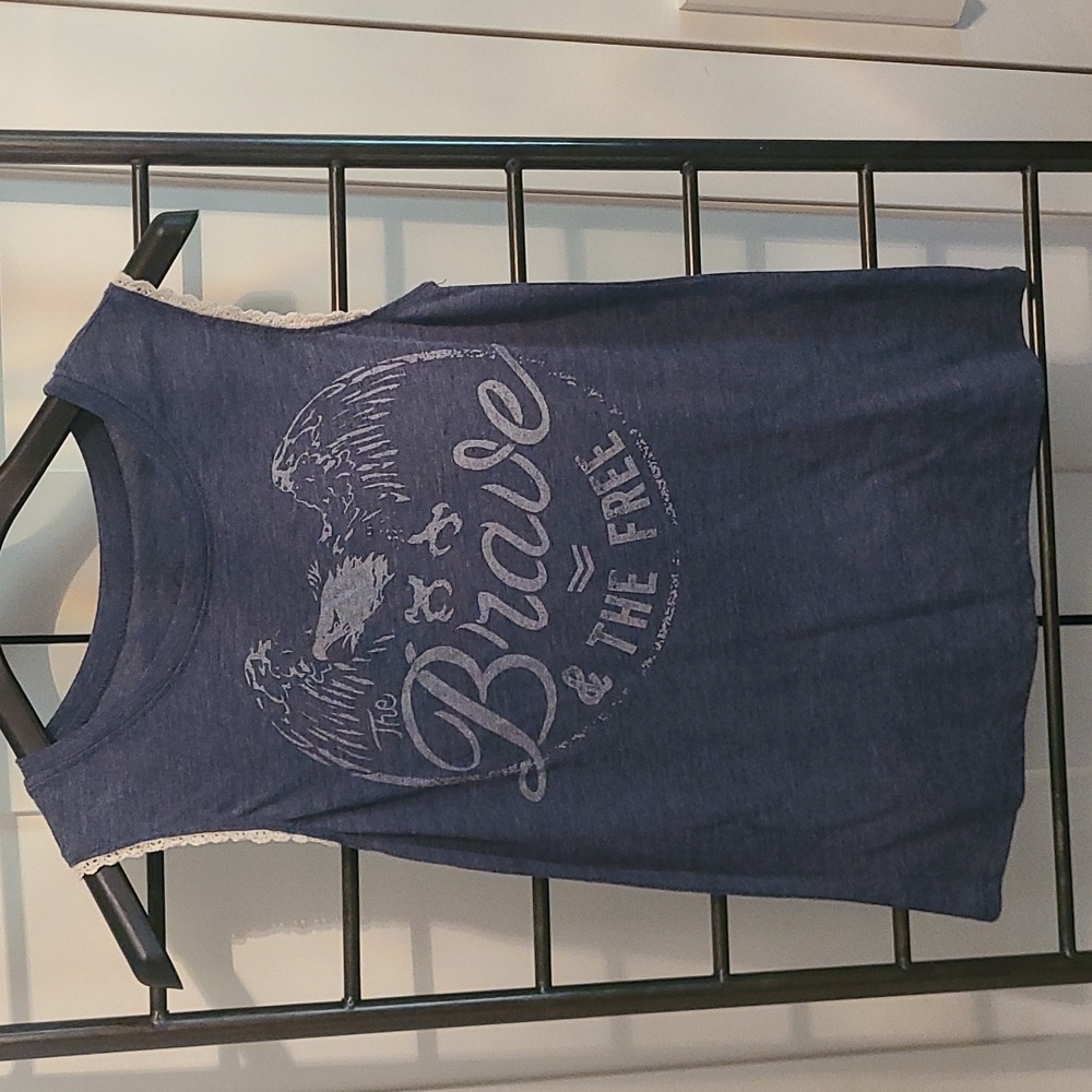 America Eagle soft tank with lace